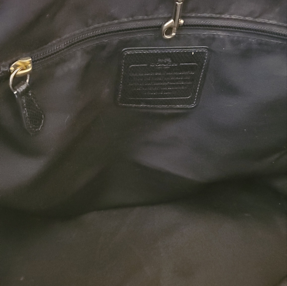 Large Authentic Coach C Monogram Bag - image 8